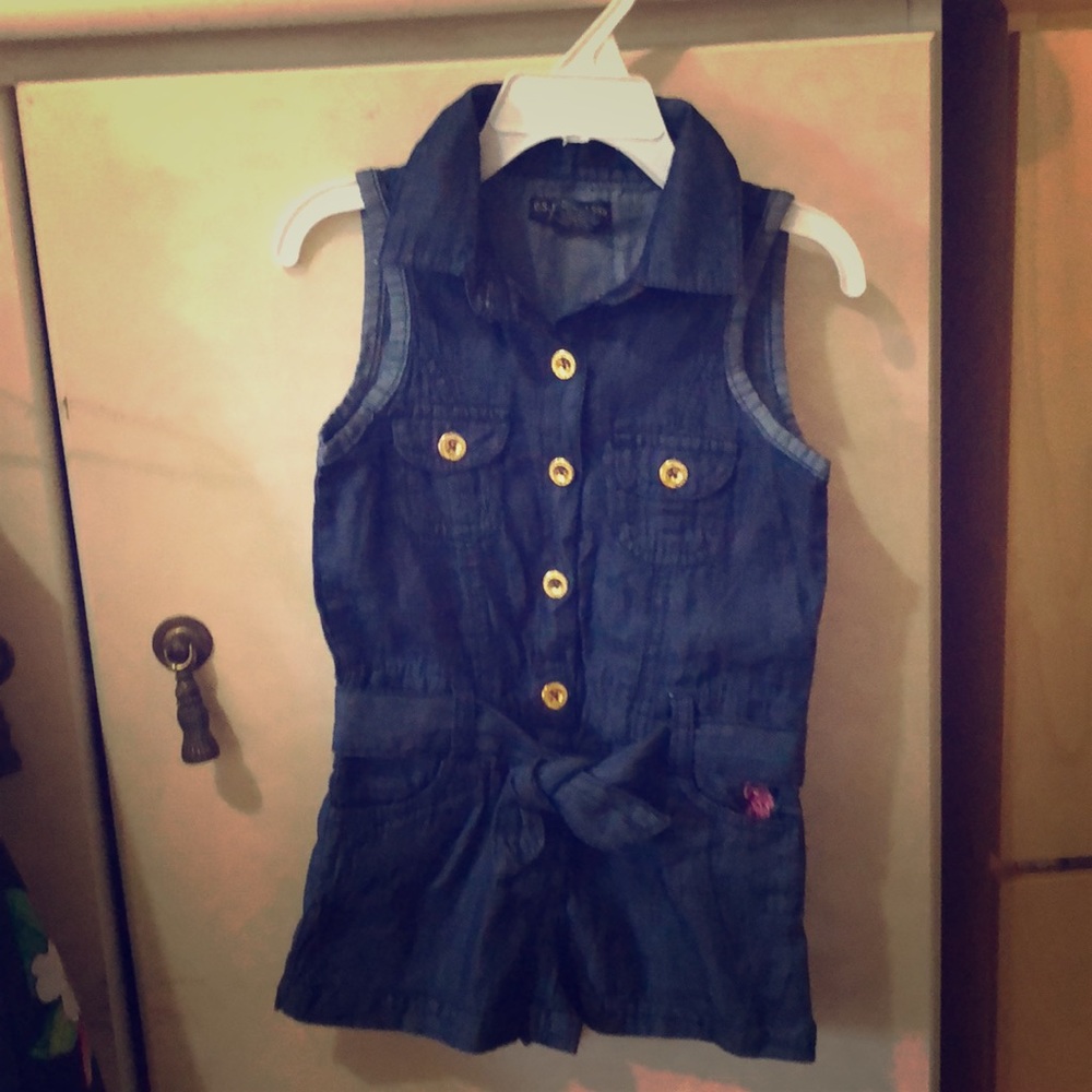 Polo girls Jean romper